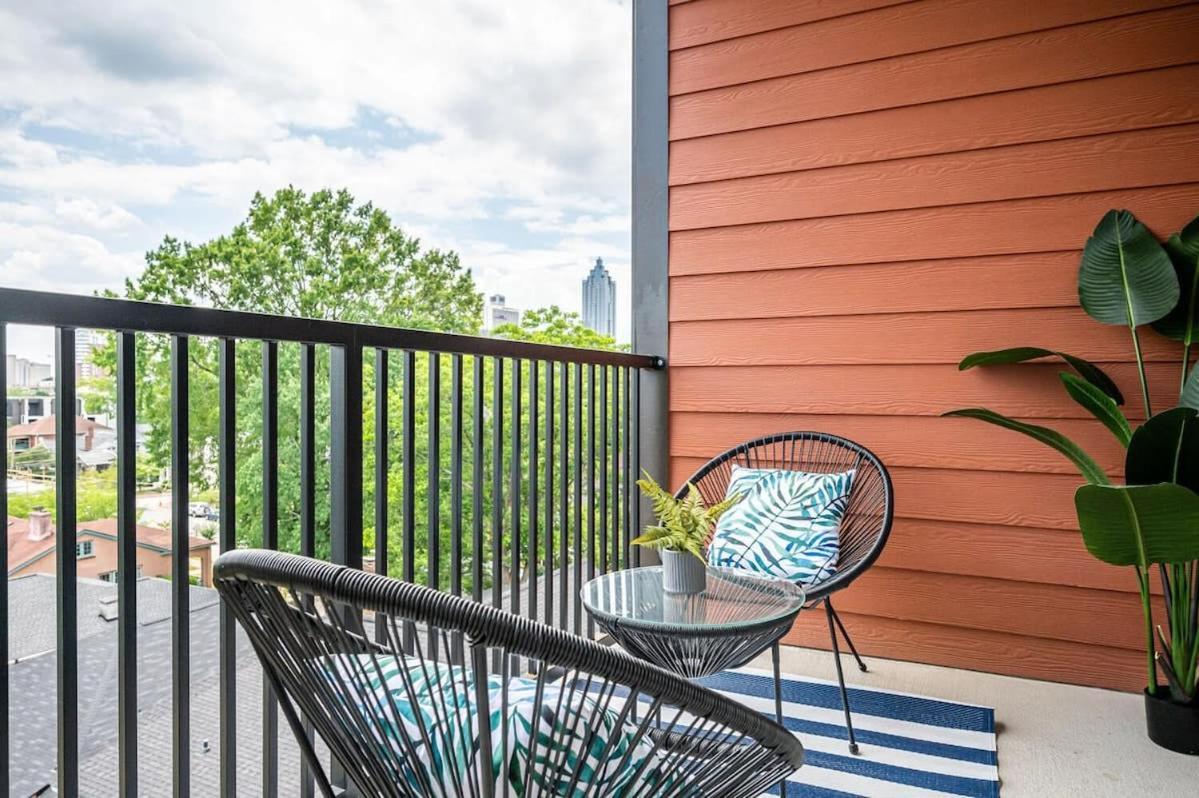 אטלנטה Downtown New Built Roof Top Balcony City View 525Pkwy מראה חיצוני תמונה